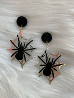 Spider Web Earrings