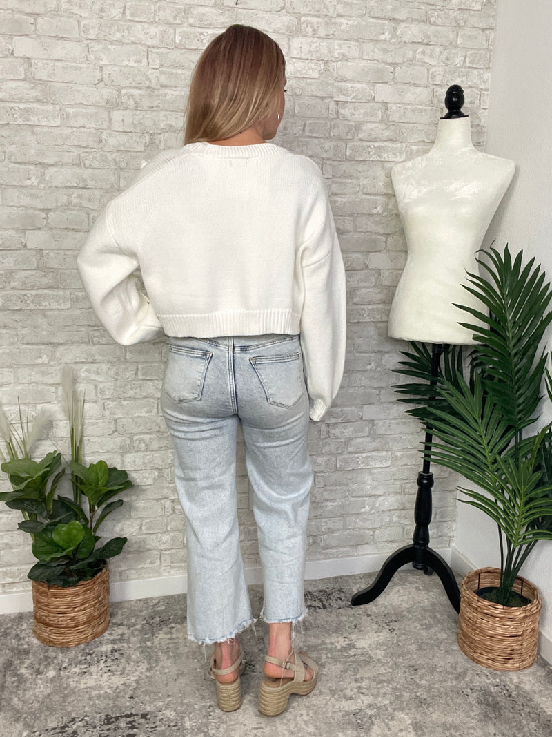 Over The Rainbow Cardigan White