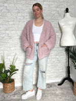 Tinsel+Fluff Heavy-Weight Cardigan Vintage Pink