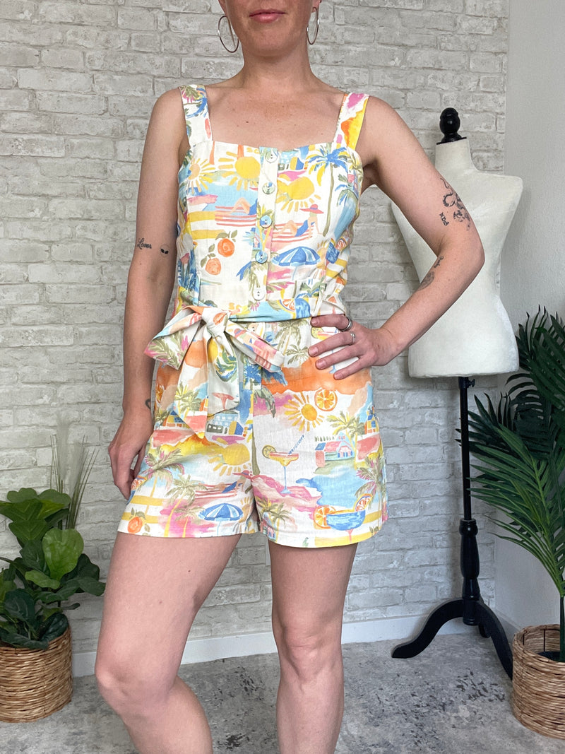 Bisou By The Beach Romper