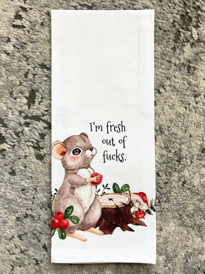 I'm Fresh Out Of Fucks Dishtowel