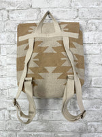 Tan & Cream Aztec Backpack