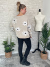 Daisy Dreamer Floral Cardigan Beige
