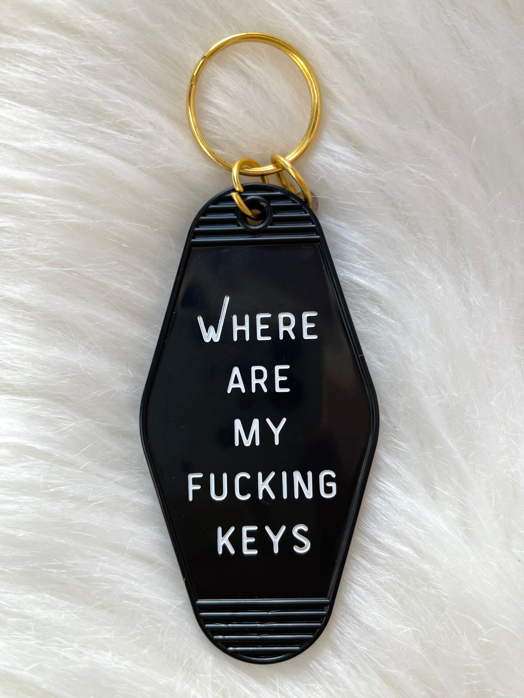 Where Are My Fucking Keys Keychain