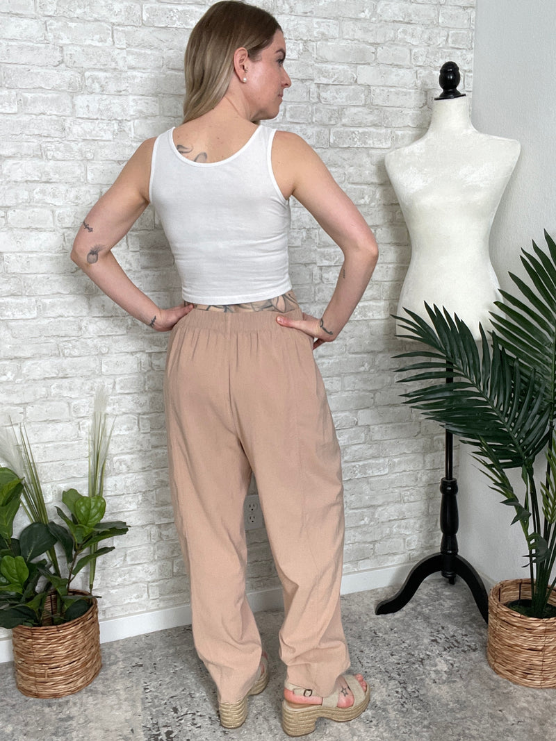 Shelly Lightweight Lounge Pant Tan