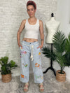 Ollie Floral Embroidered Pants