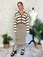 Devon Sweater Set - Cardigan Brown