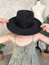 Noelle Wide Brim Hat Black