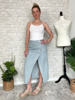 Rhonda Denim Stripe Skirt