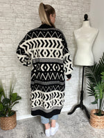 Jameson Black + White Cardigan Jacket