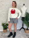 Pinchy Crab Sweater White