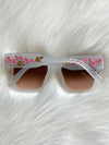 Vintage Rose Sunglasses White