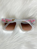 Vintage Rose Sunglasses White