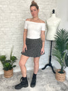 Tweed Floral Skort