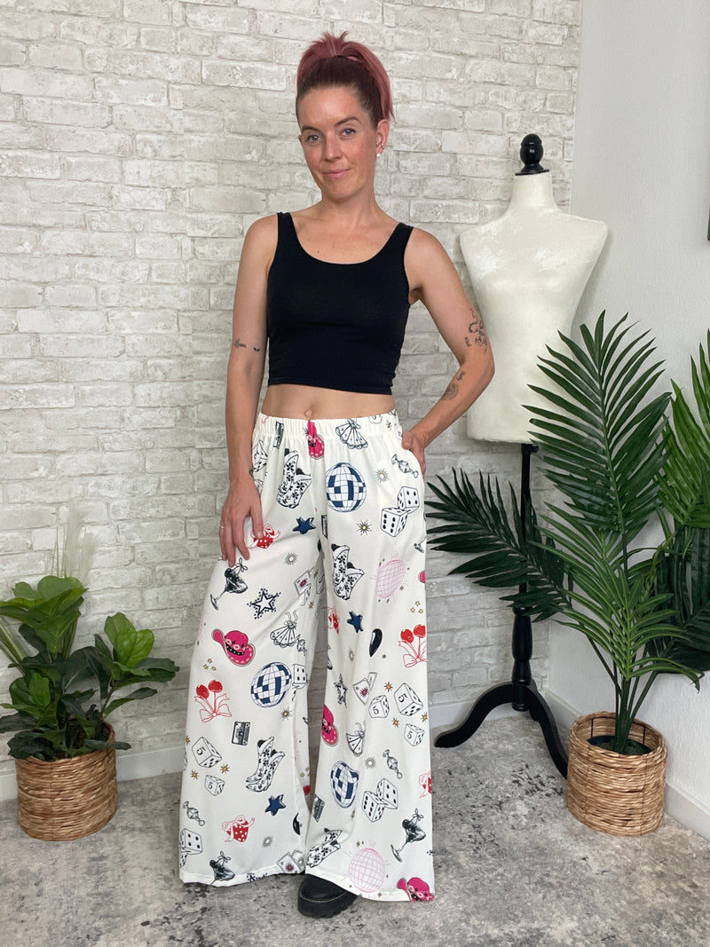 Disco Cowgirl Satin Pants