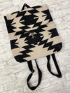 Black & Cream Aztec Backpack