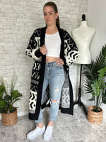 Jameson Black + White Cardigan Jacket