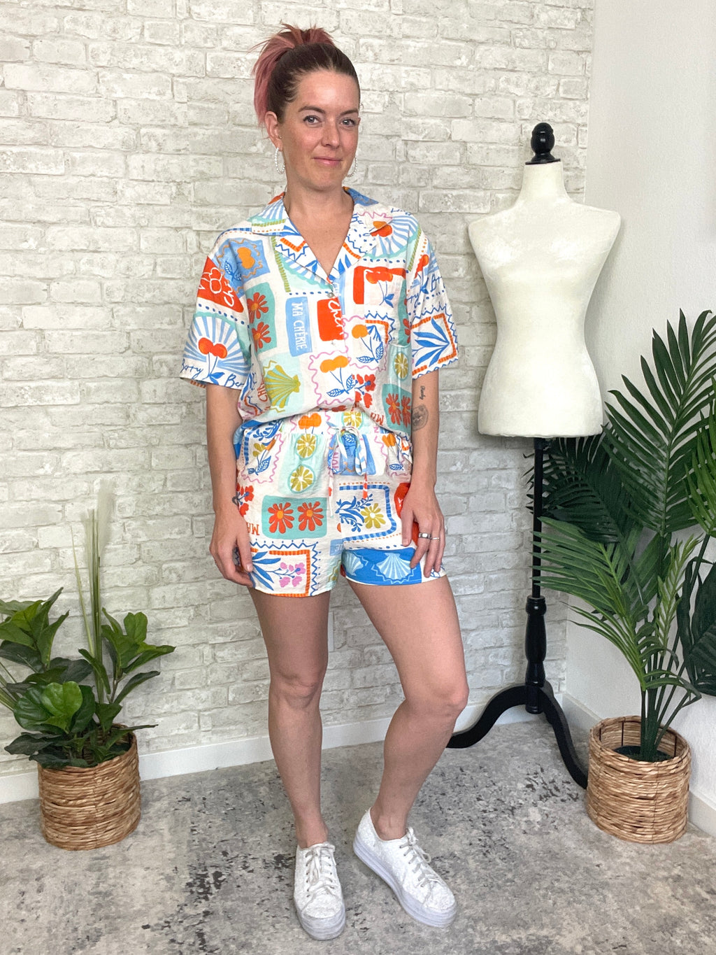 Ma Cherie Set - Blue+Orange