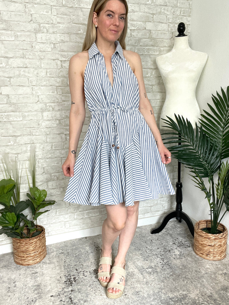 Bellini Blue Stripe Dress