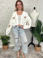 Over The Rainbow Cardigan White
