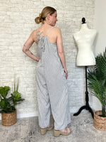 Holly Striped Overall Jumpsuit