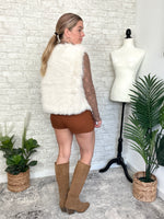 Rochelle Fuzzy Vest Cream