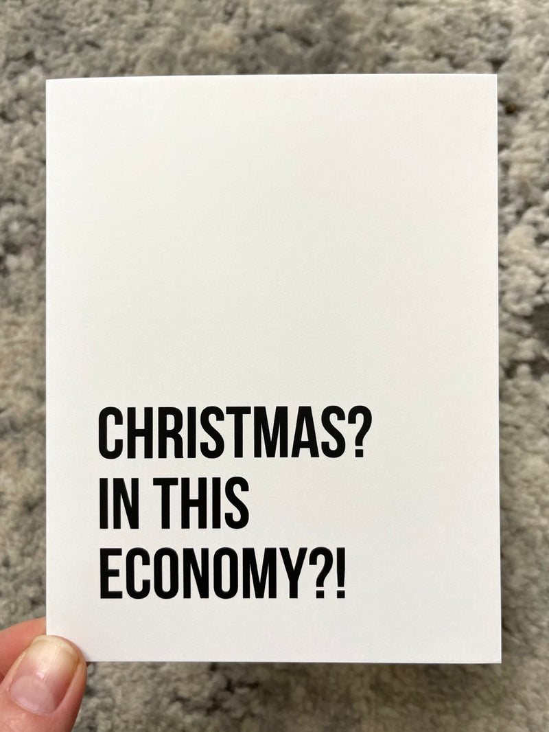 Christmas In This Economy Card