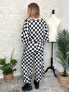 Becka Black+White Checker Set Bottoms