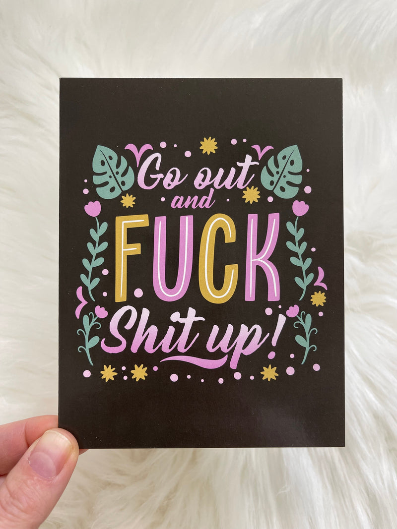 Fuck Shit Up Card