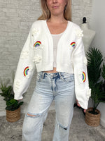 Over The Rainbow Cardigan White