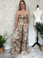 Penny Satin Wide Leg Jumpsuit
