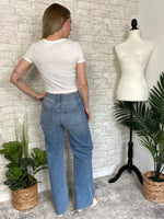 High Rise Baggy Jean Distressed