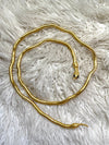 Bendable Wrapped Snake - Necklace/Bracelet Gold