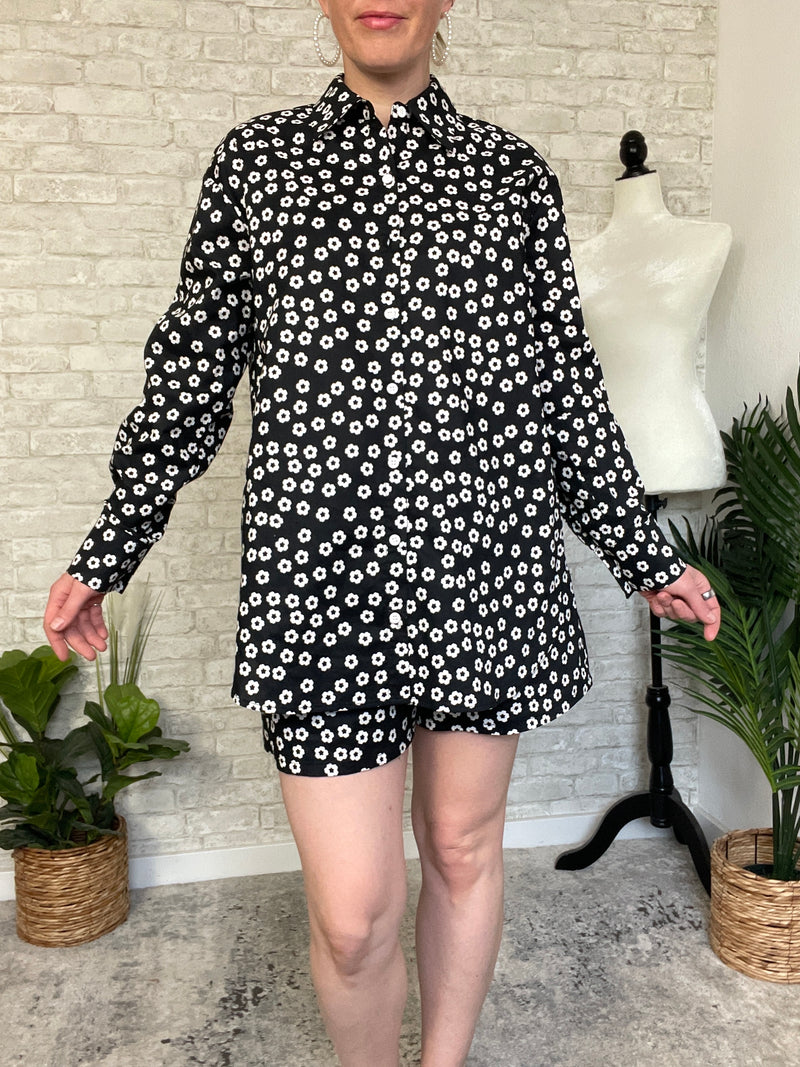 Turi Set Button Up Blouse
