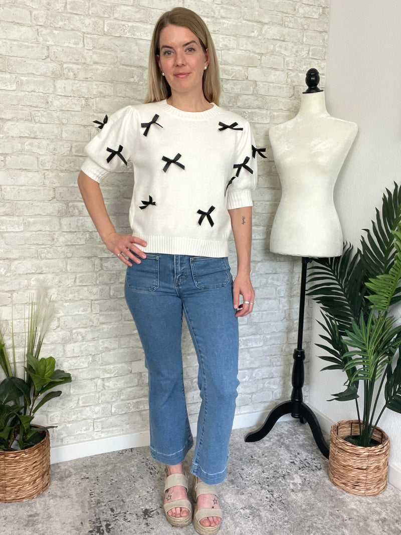 Blair Bow Knit Top