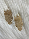 Dainty Owl Earring