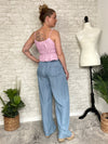Sabrina Chambray Wide-Leg Pants