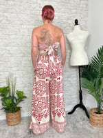 Rosie Ginger Print Bandeau Set