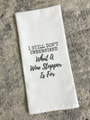 Wine Stopper Dish Towel