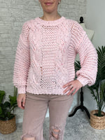 Ashland Knit Sweater Pink
