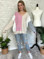 Cady Color Block Sweater