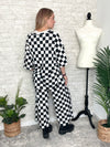 Becka Black+White Checker Set Top