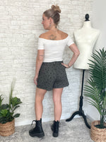 Tweed Floral Skort