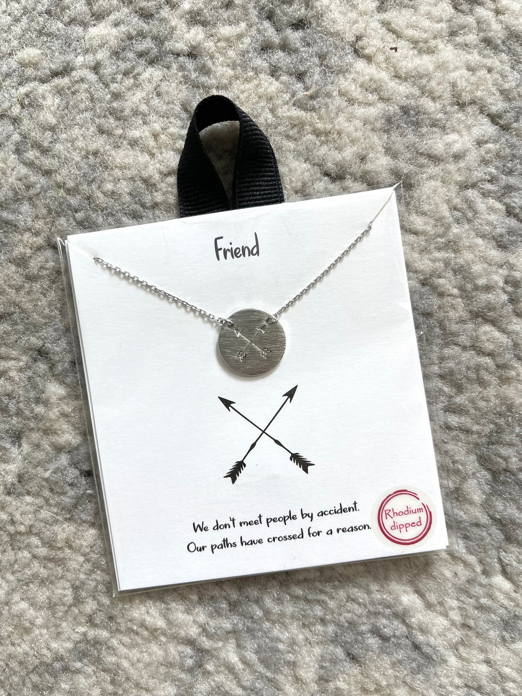 Friend Pendant Silver