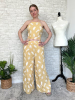 Susa Mellow Yellow Crop Top
