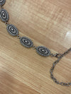 Western Oval Chain Belt Silver