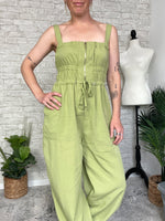 Quinn Pistachio Jumpsuit