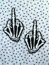 Skeleton Middle Finger Pasties