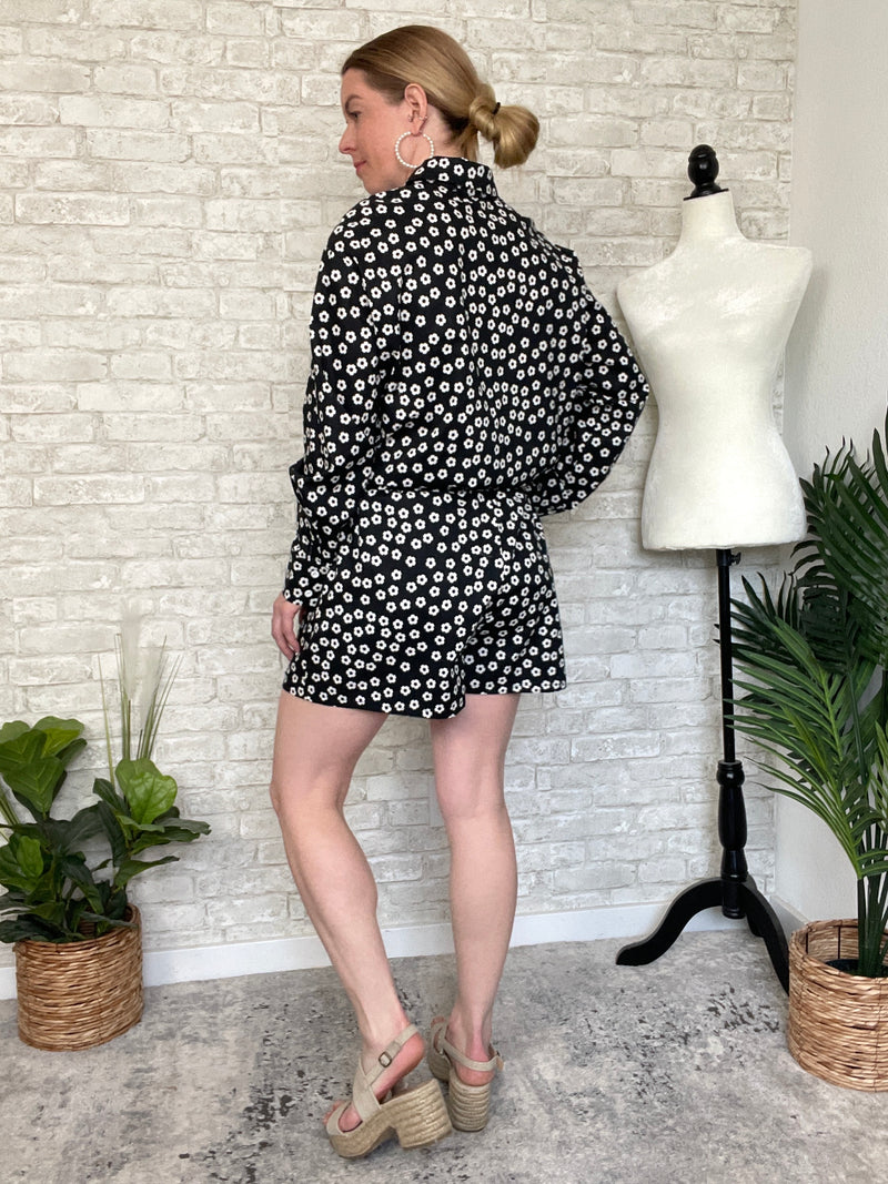 Turi Set Button Up Shorts