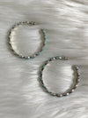 Turquoise Hoop Earrings